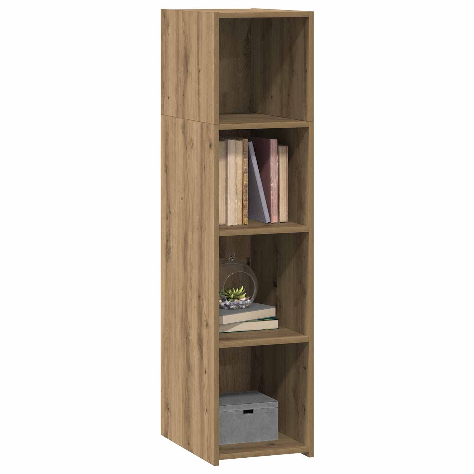 vidaXL Highboard Dąb artisan 30 x 41 x 124 cm Drewno inżynieryjne