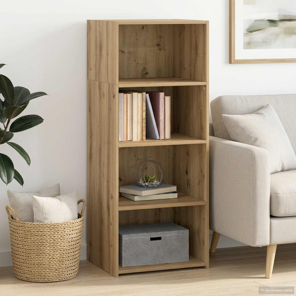 vidaXL Highboard Dąb artisan 50 x 41 x 124 cm Drewno inżynieryjne