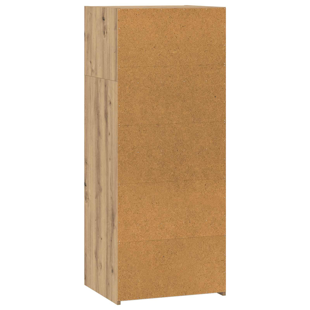 vidaXL Highboard Dąb artisan 50 x 41 x 124 cm Drewno inżynieryjne