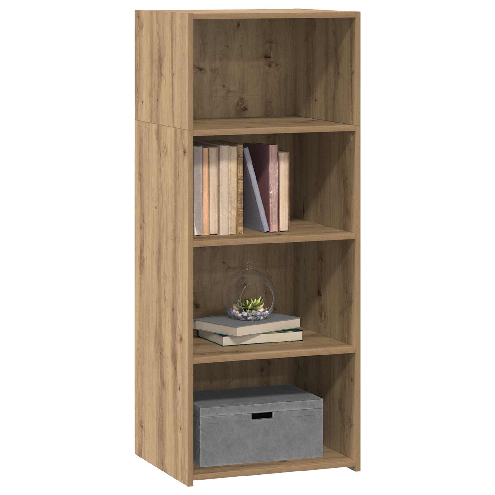 vidaXL Highboard Dąb artisan 50 x 41 x 124 cm Drewno inżynieryjne