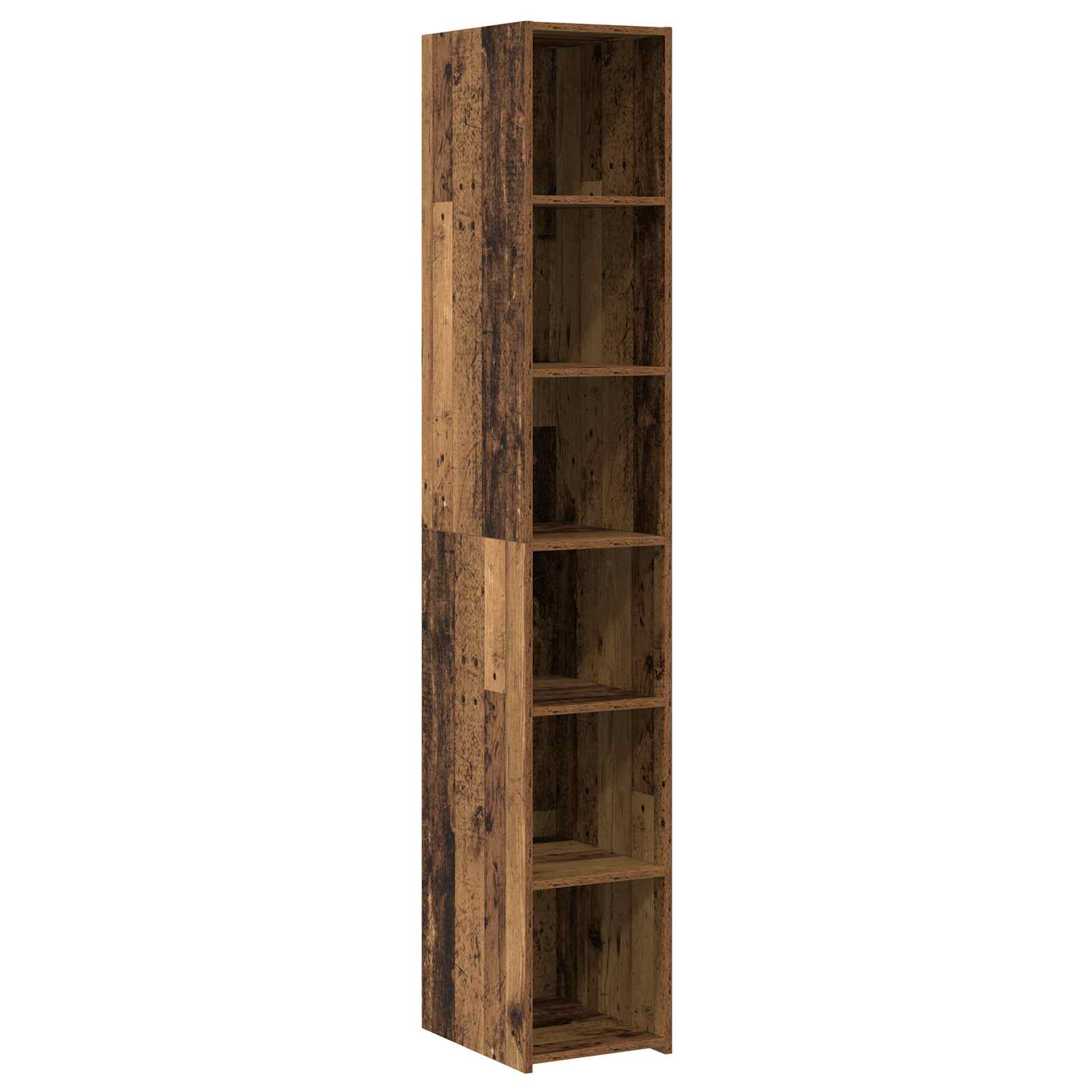 vidaXL Highboard Stare drewno 30 x 41 x 185 cm Drewno inżynieryjne