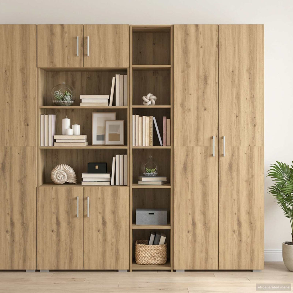 vidaXL Highboard Dąb artisan 30 x 41 x 185 cm Drewno inżynieryjne