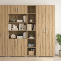 vidaXL Highboard Dąb artisan 30 x 41 x 185 cm Drewno inżynieryjne