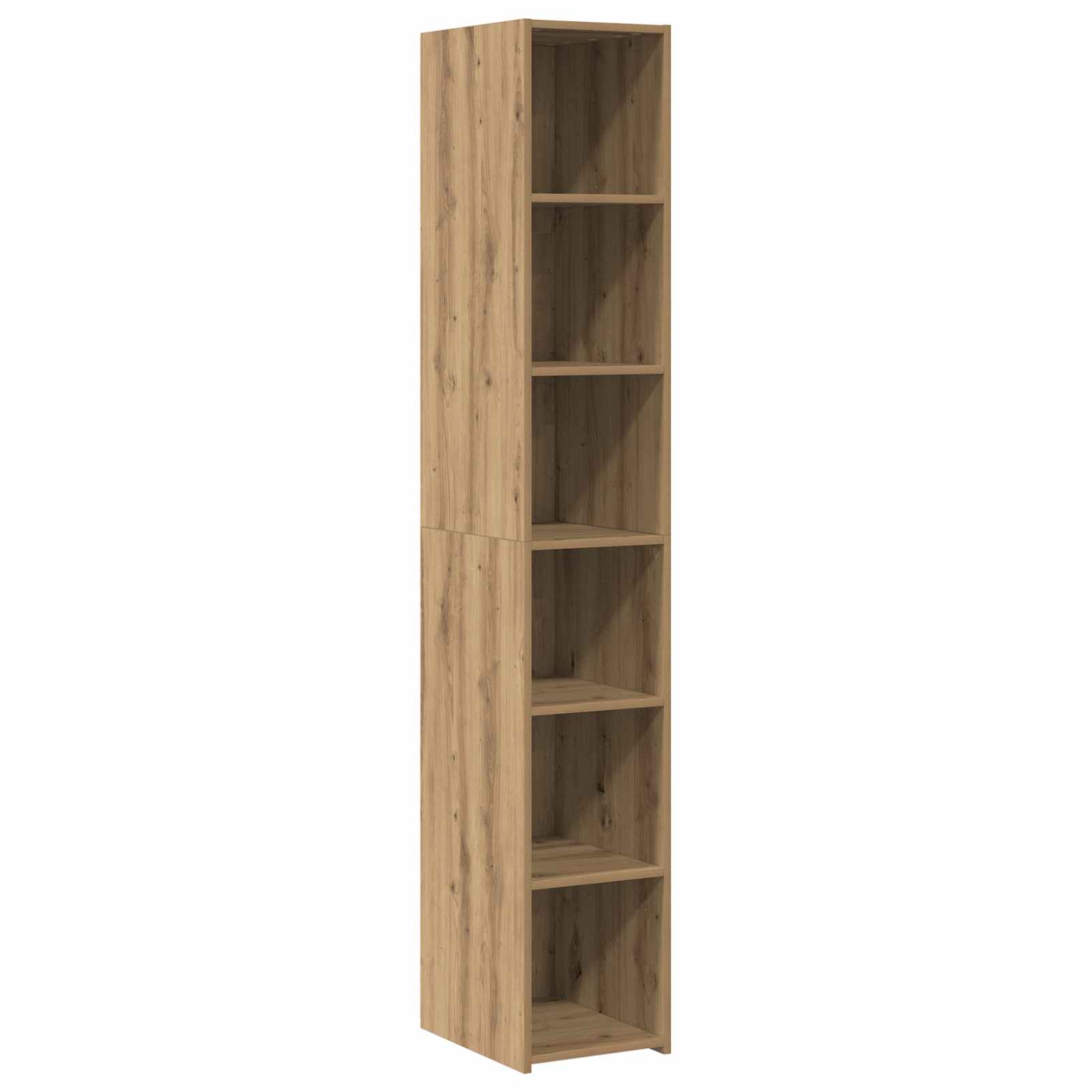 vidaXL Highboard Dąb artisan 30 x 41 x 185 cm Drewno inżynieryjne