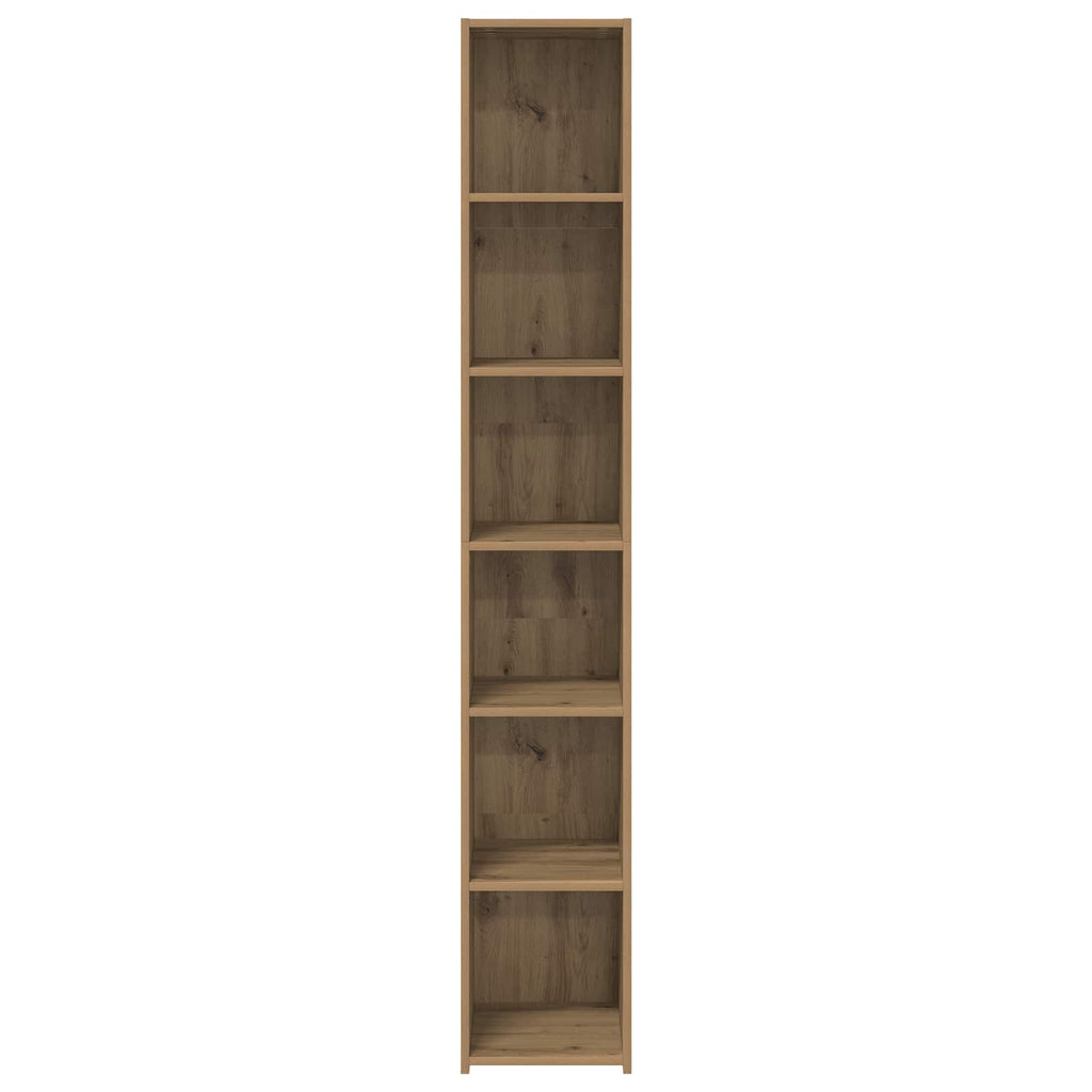 vidaXL Highboard Dąb artisan 30 x 41 x 185 cm Drewno inżynieryjne