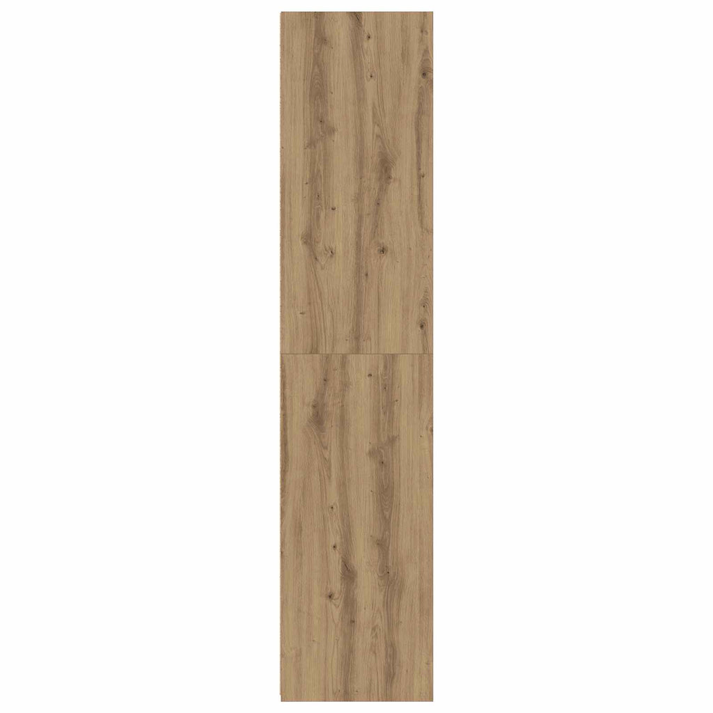 vidaXL Highboard Dąb artisan 30 x 41 x 185 cm Drewno inżynieryjne