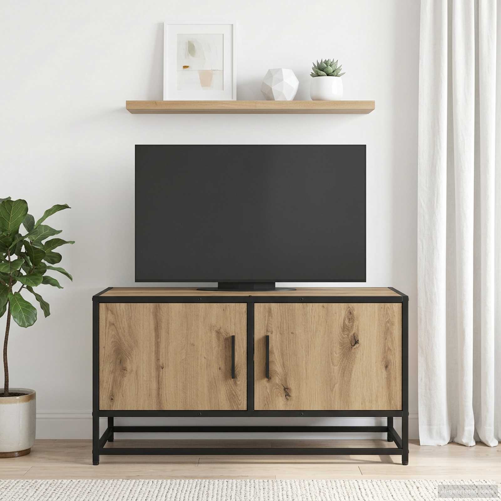 vidaXL Szafka pod telewizor 80 x 34,5 x 40 cm Dąb artisan