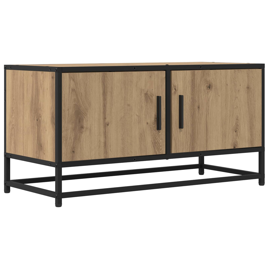 vidaXL Szafka pod telewizor 80 x 34,5 x 40 cm Dąb artisan