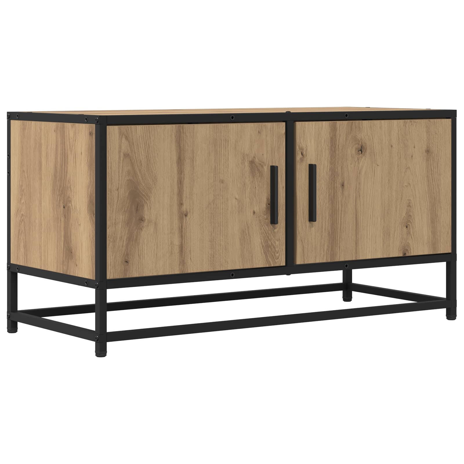 vidaXL Szafka pod telewizor 80 x 34,5 x 40 cm Dąb artisan