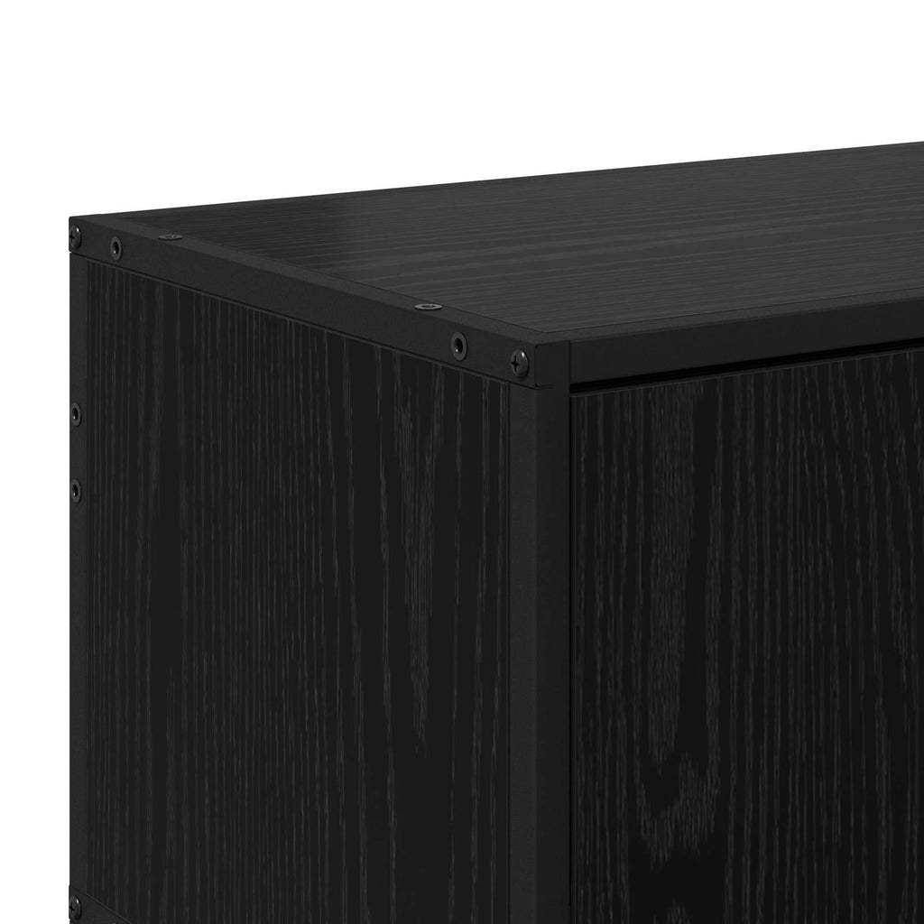 vidaXL Szafka pod telewizor 80 x 34,5 x 40 cm Czarny dąb