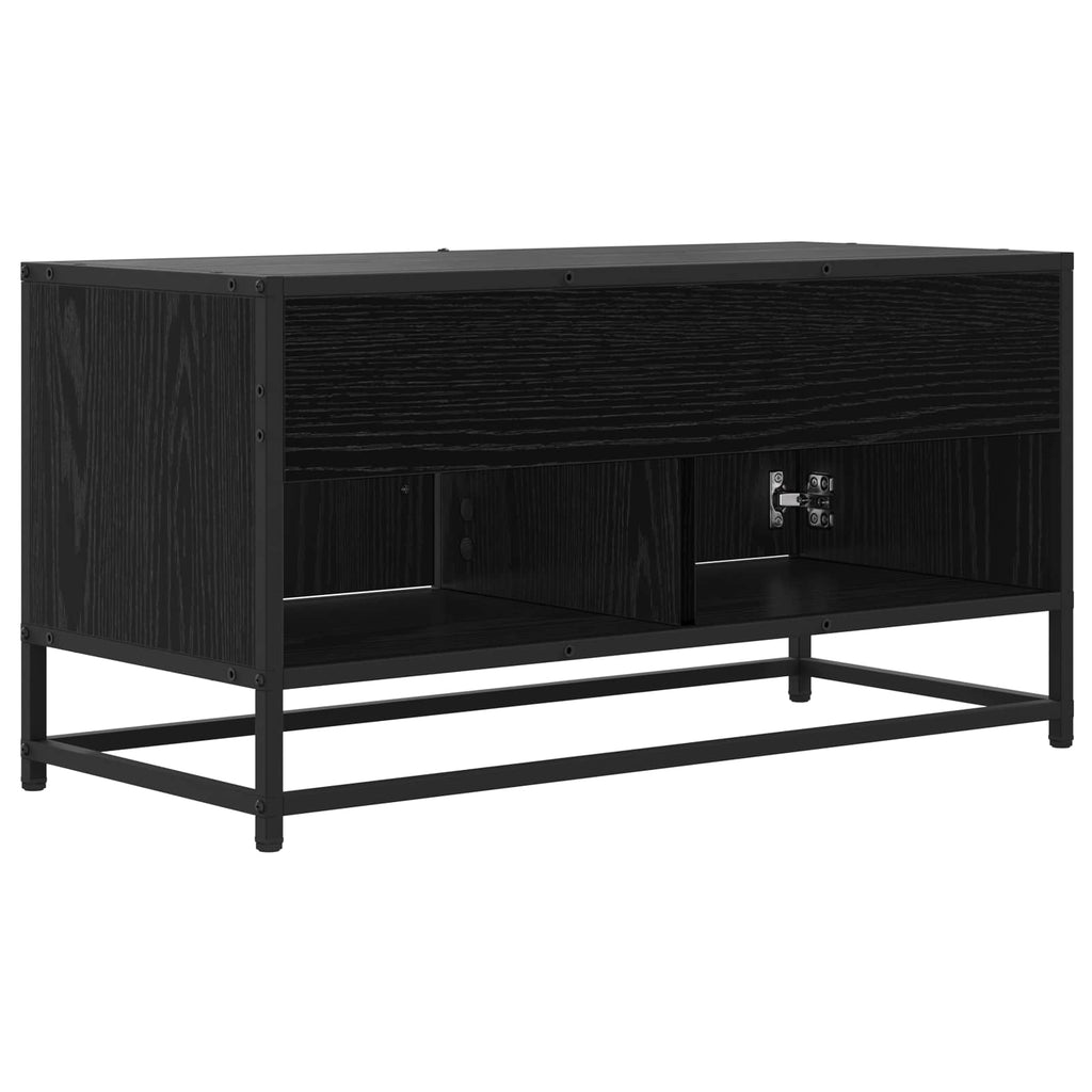 vidaXL Szafka pod telewizor 80 x 34,5 x 40 cm Czarny dąb