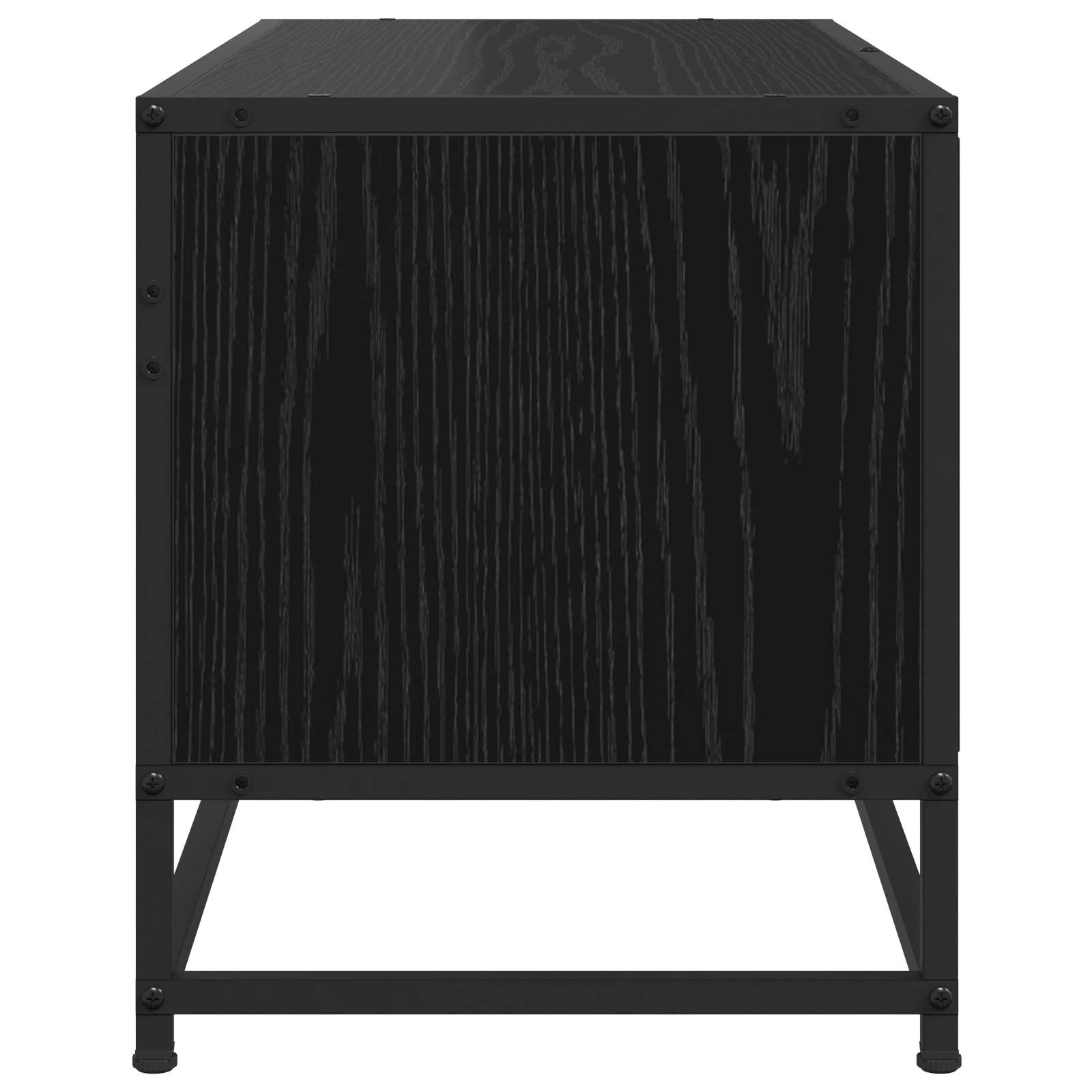 vidaXL Szafka pod telewizor 80 x 34,5 x 40 cm Czarny dąb