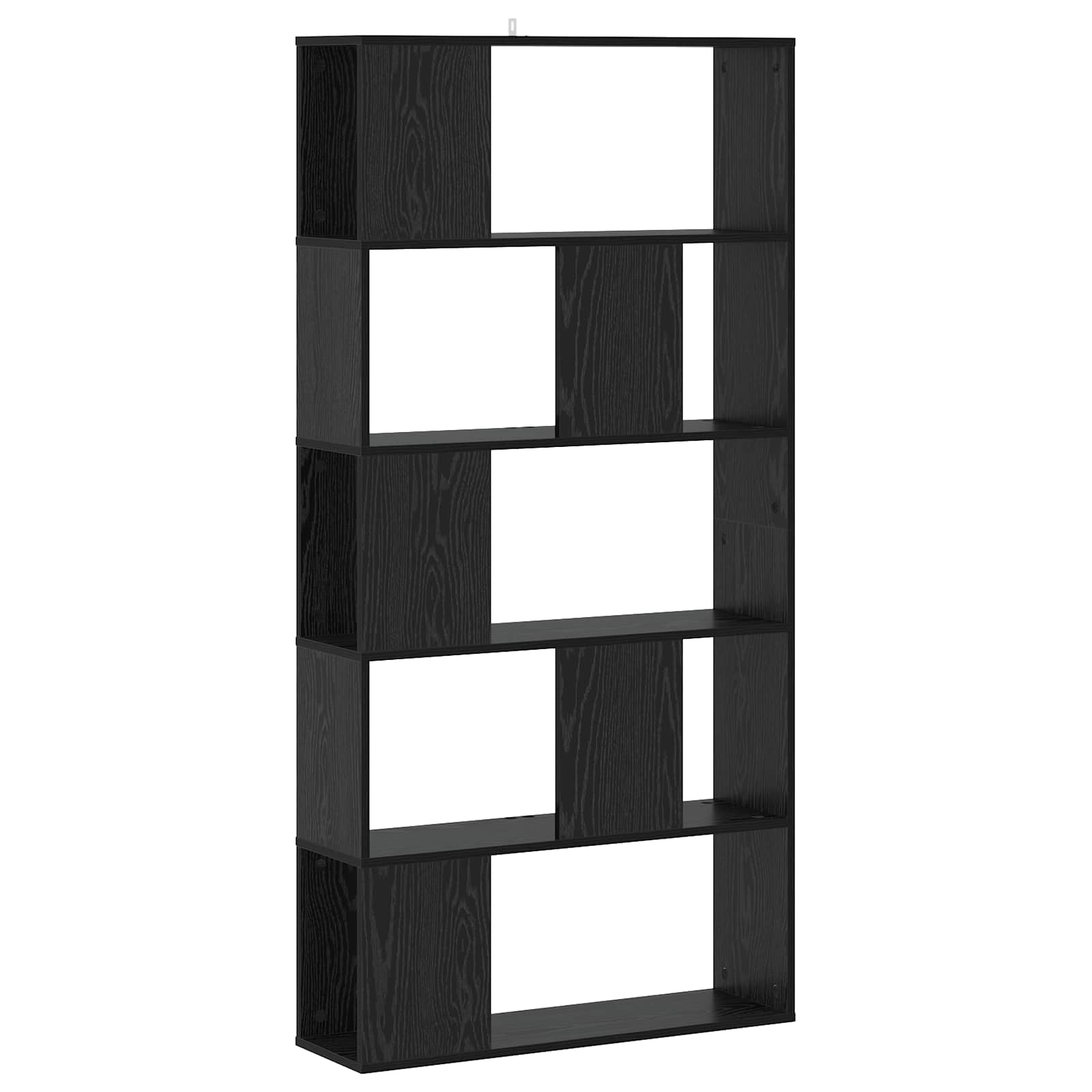 vidaXL Półka na książki Czarny dąb 80,5 x 23,5 x 162,5 cm PB