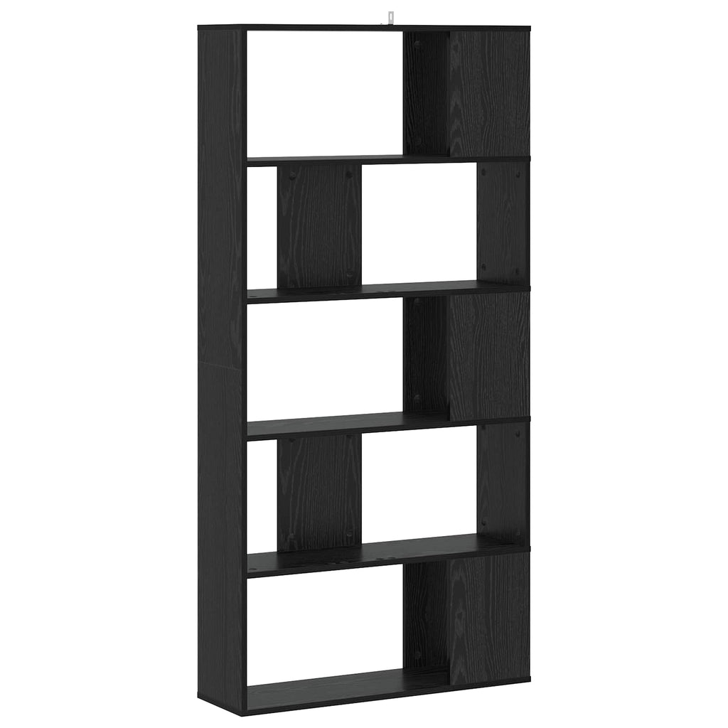 vidaXL Półka na książki Czarny dąb 80,5 x 23,5 x 162,5 cm PB