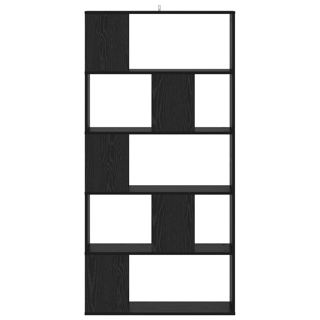 vidaXL Półka na książki Czarny dąb 80,5 x 23,5 x 162,5 cm PB