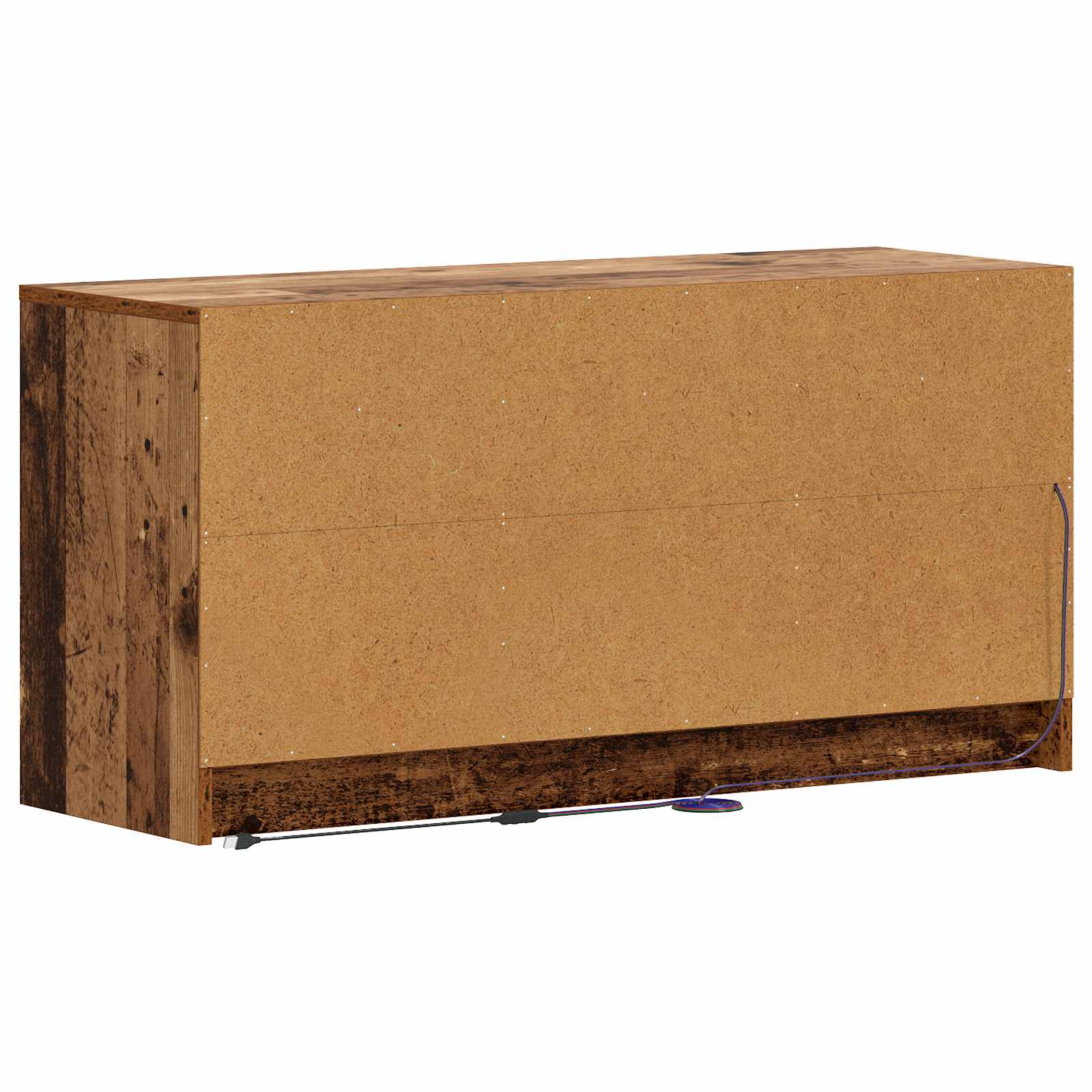 vidaXL Szafka pod telewizor 100 x 34 x 50 cm Stare drewno