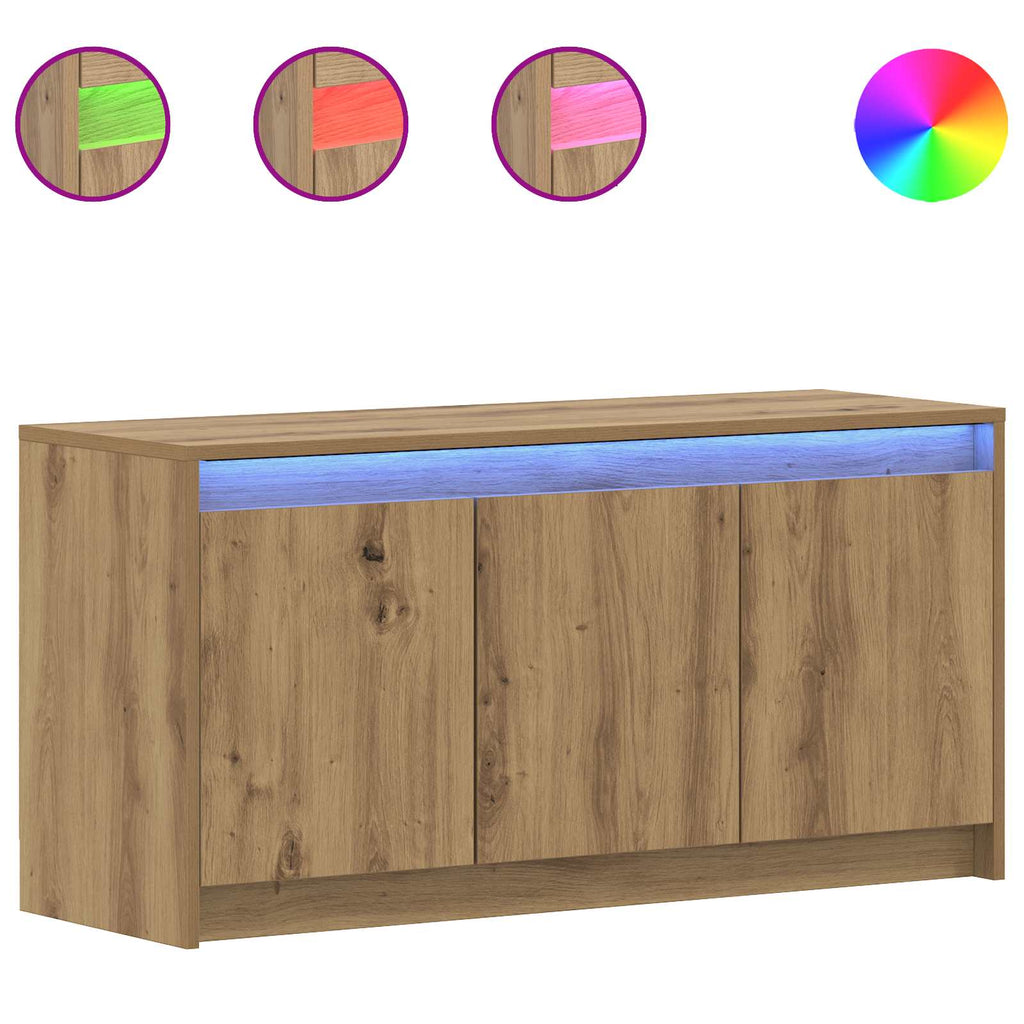 vidaXL Szafka pod telewizor 100 x 34 x 50 cm Dąb artisan