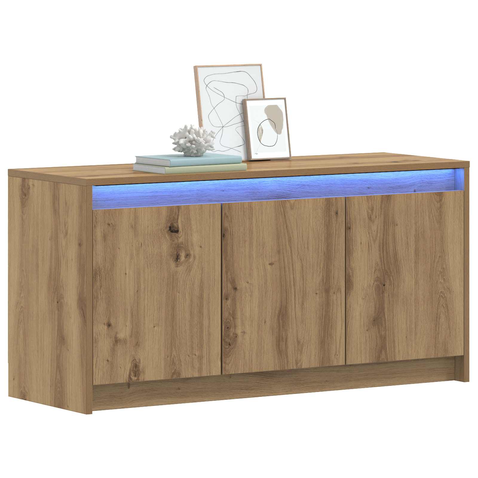 vidaXL Szafka pod telewizor 100 x 34 x 50 cm Dąb artisan