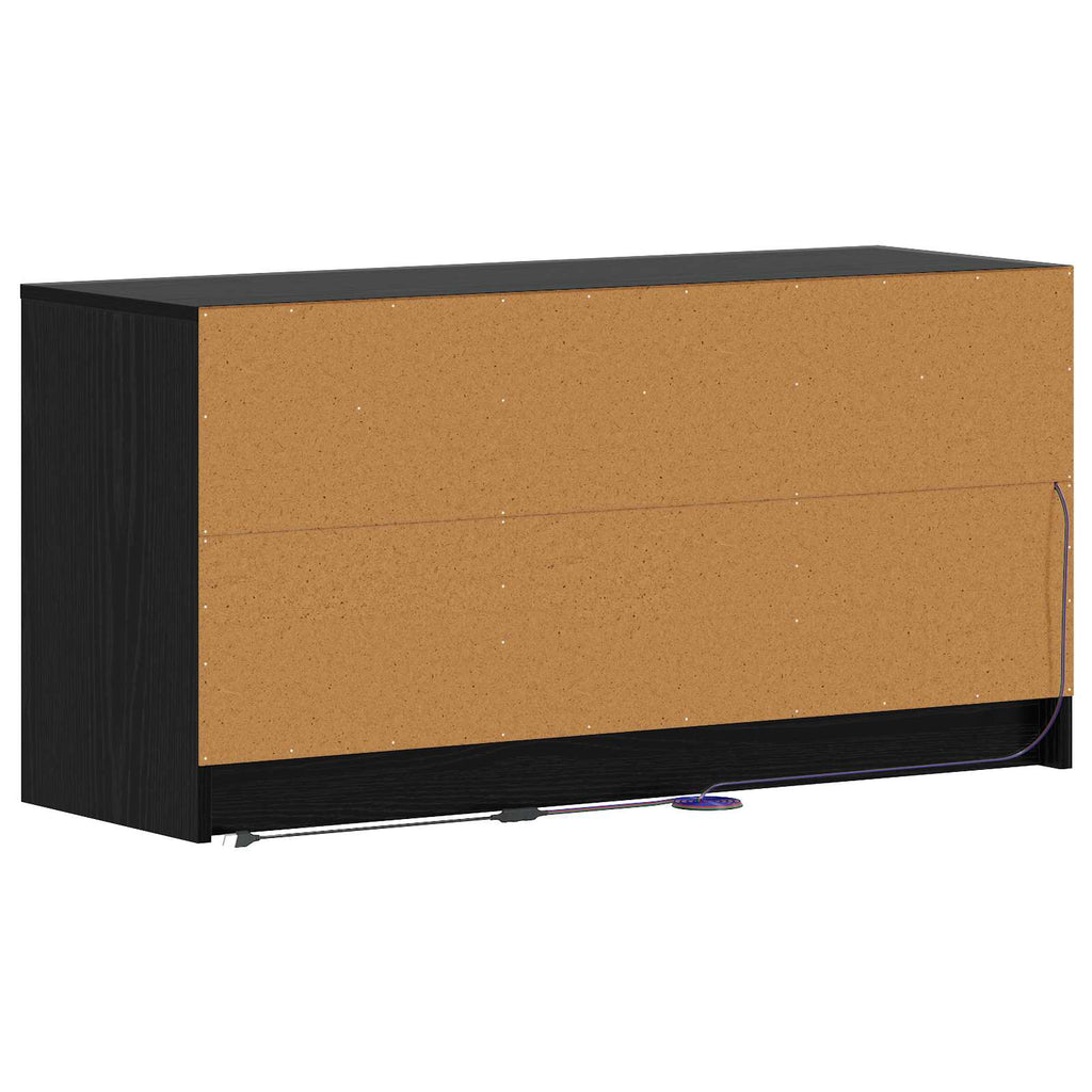 vidaXL Szafka pod telewizor 100 x 34 x 50 cm Czarny dąb