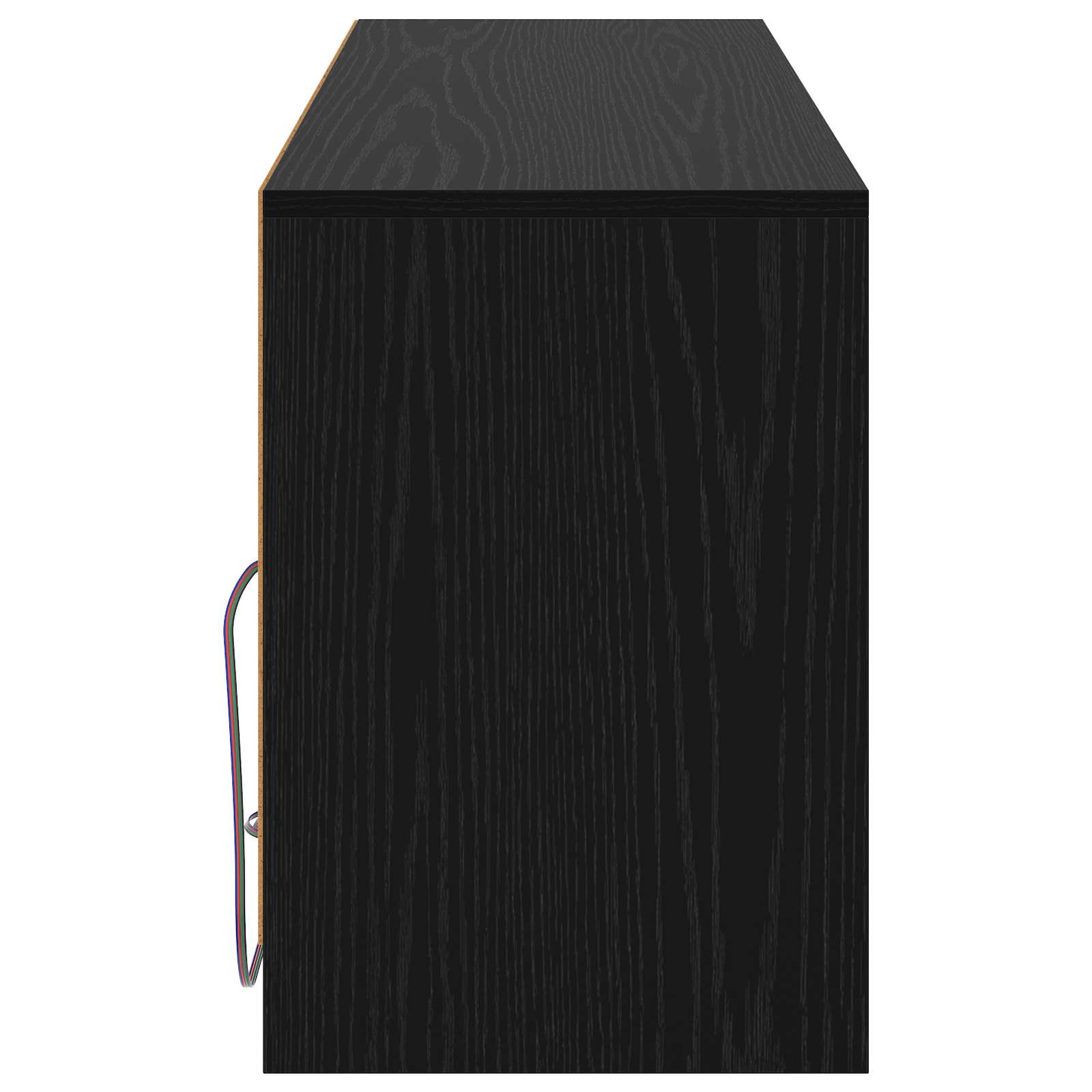vidaXL Szafka pod telewizor 100 x 34 x 50 cm Czarny dąb