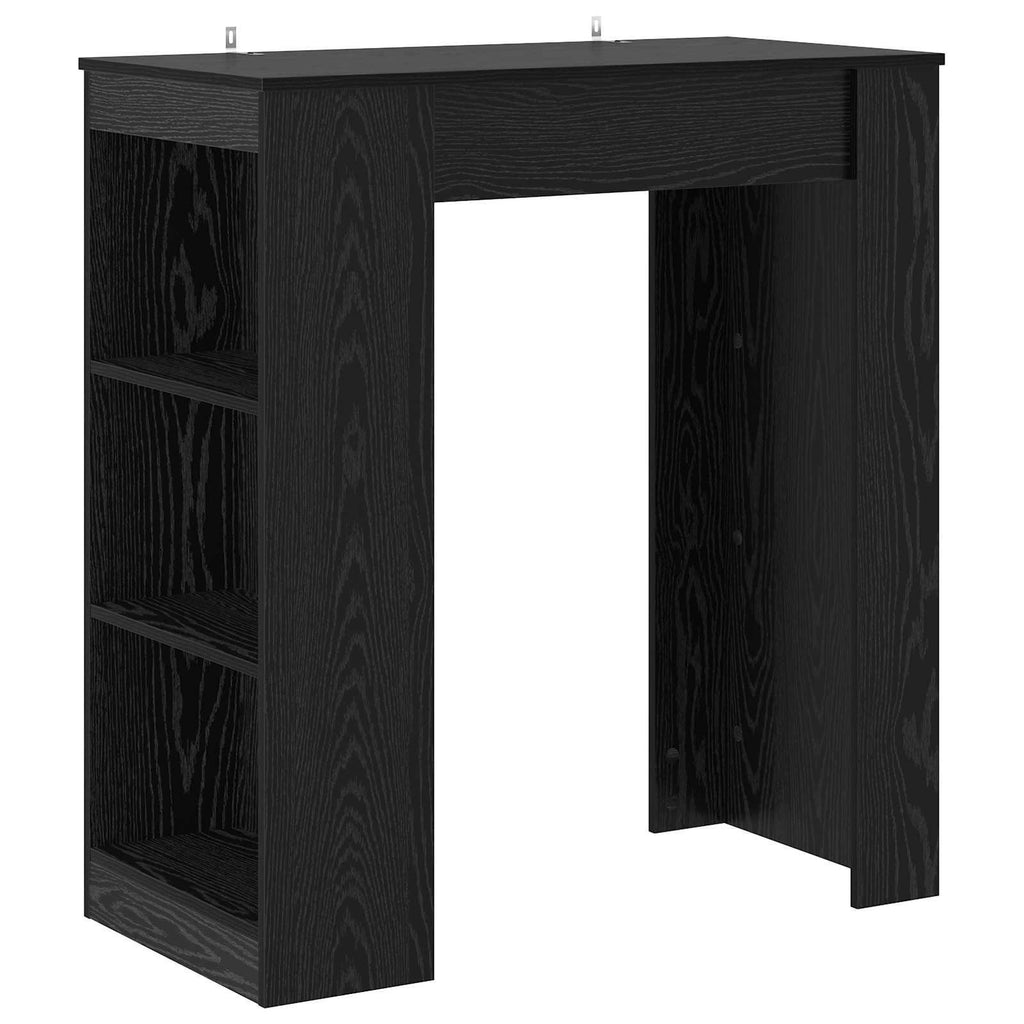 vidaXL Stół barowy 95 x 47 x 103,5 cm Drewno inżynieryjne Czarny dąb