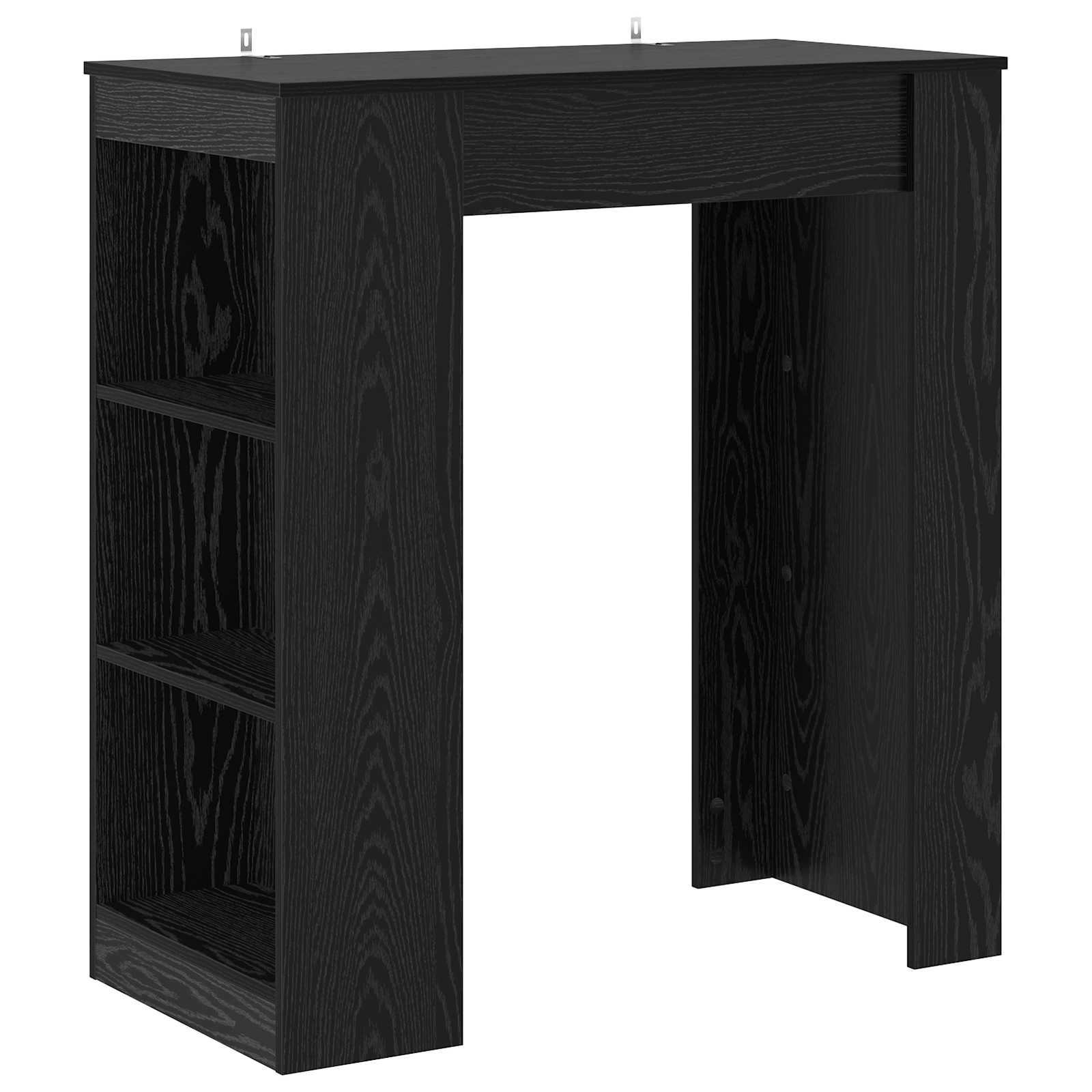 vidaXL Stół barowy 95 x 47 x 103,5 cm Drewno inżynieryjne Czarny dąb