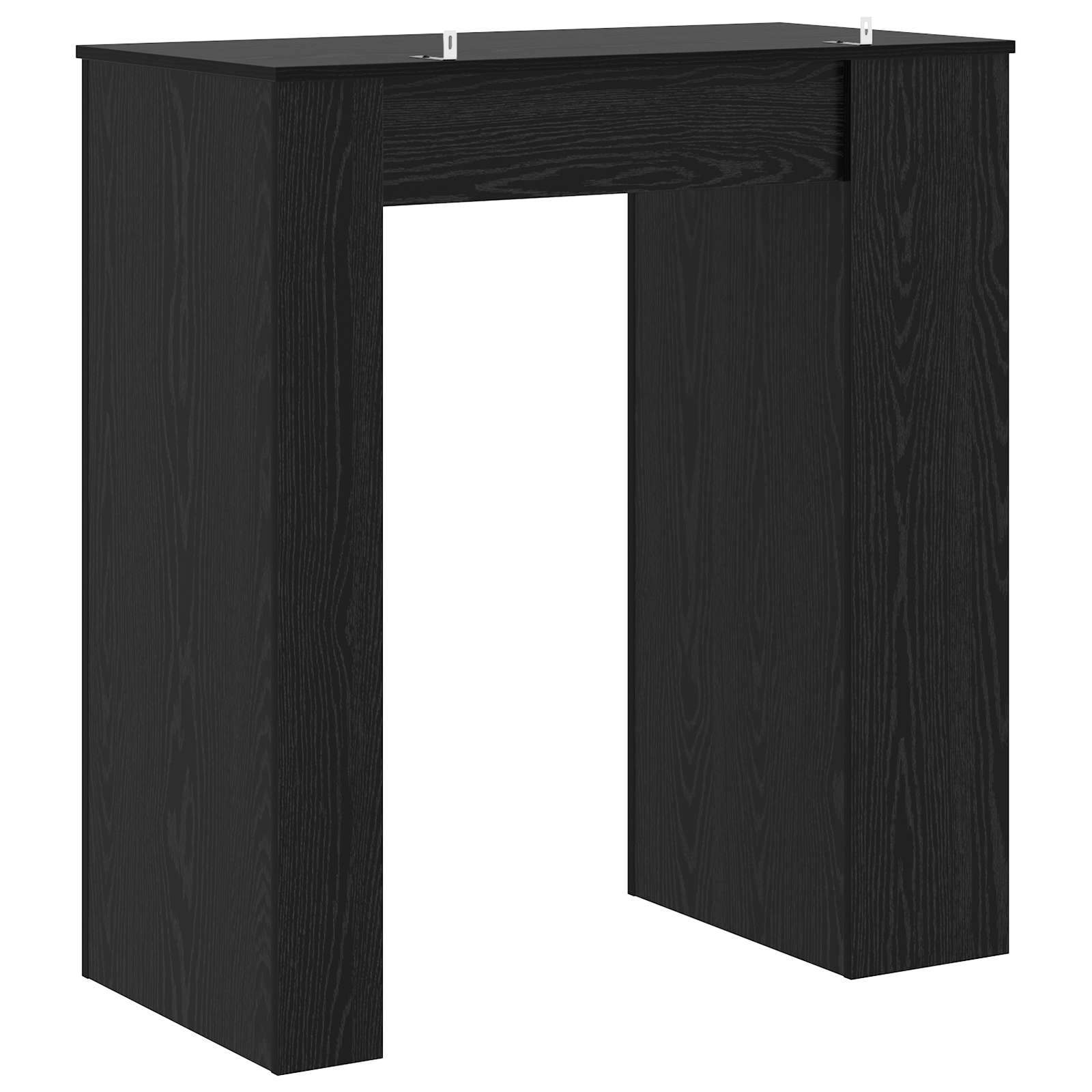 vidaXL Stół barowy 95 x 47 x 103,5 cm Drewno inżynieryjne Czarny dąb