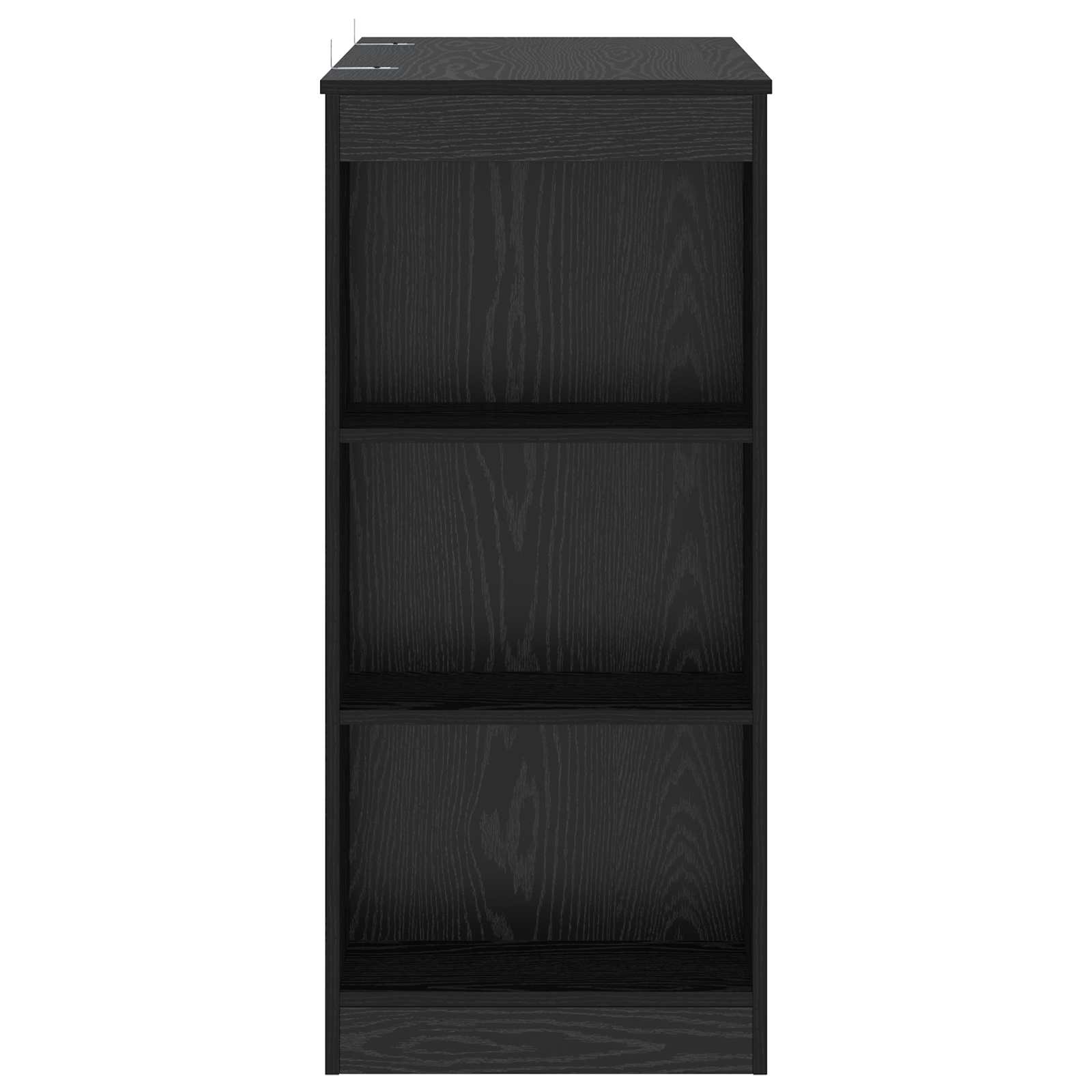 vidaXL Stół barowy 95 x 47 x 103,5 cm Drewno inżynieryjne Czarny dąb