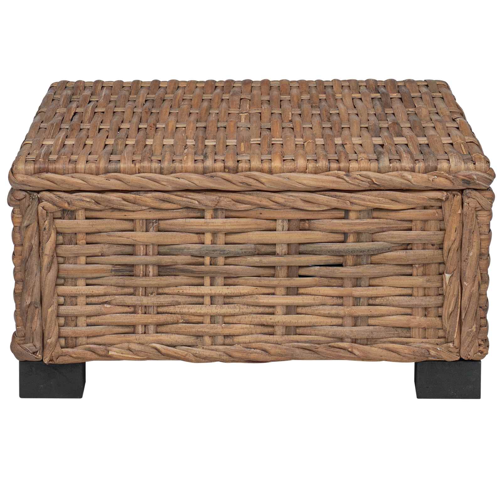 vidaXL Stolik kawowy GENDT Naturalny rattan naturalny 67 x 60 x 30 cm