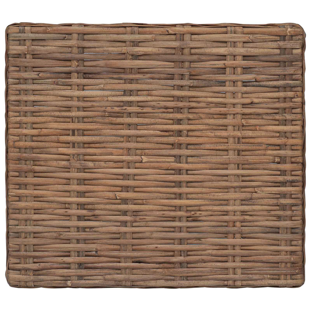 vidaXL Stolik kawowy GENDT Naturalny rattan naturalny 67 x 60 x 30 cm