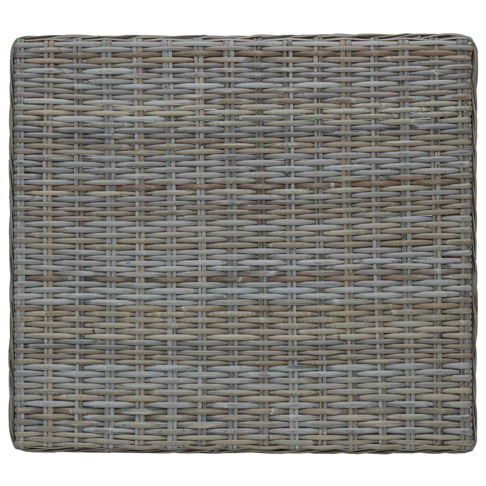 vidaXL Stolik kawowy GENDT Naturalny rattan Kubu Szary 67 x 60 x 30 cm