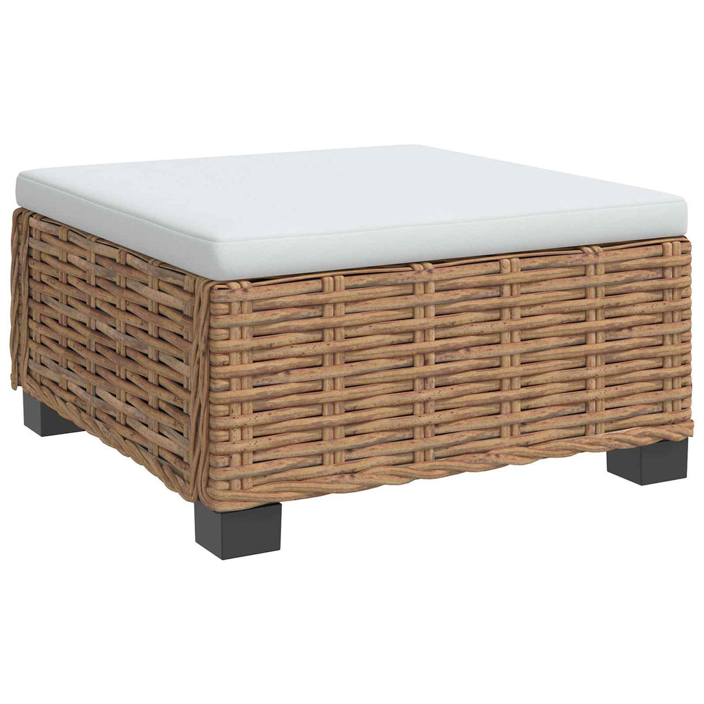 vidaXL 2 szt. Zestaw Rattanowy z Poduszkami GENDT Naturalny rattan