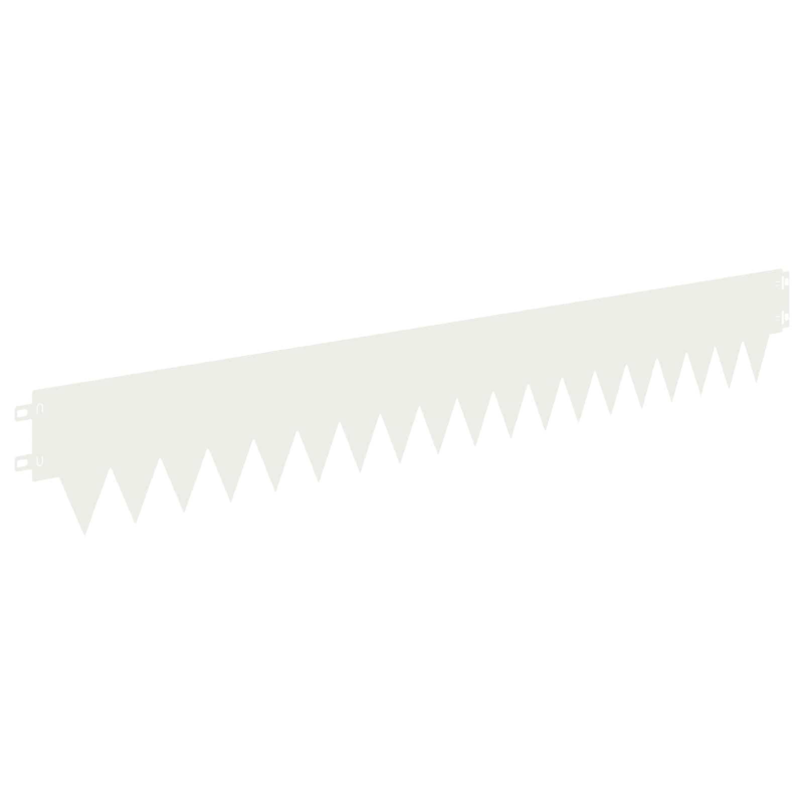 vidaXL Krawężnik do trawnika 30 pcs 103 x 15 cm metal Biały