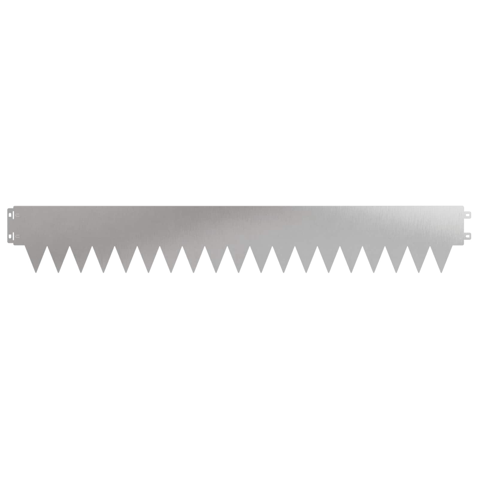 vidaXL Krawężnik do trawnika 30 pcs 103 x 15 cm metal srebrny