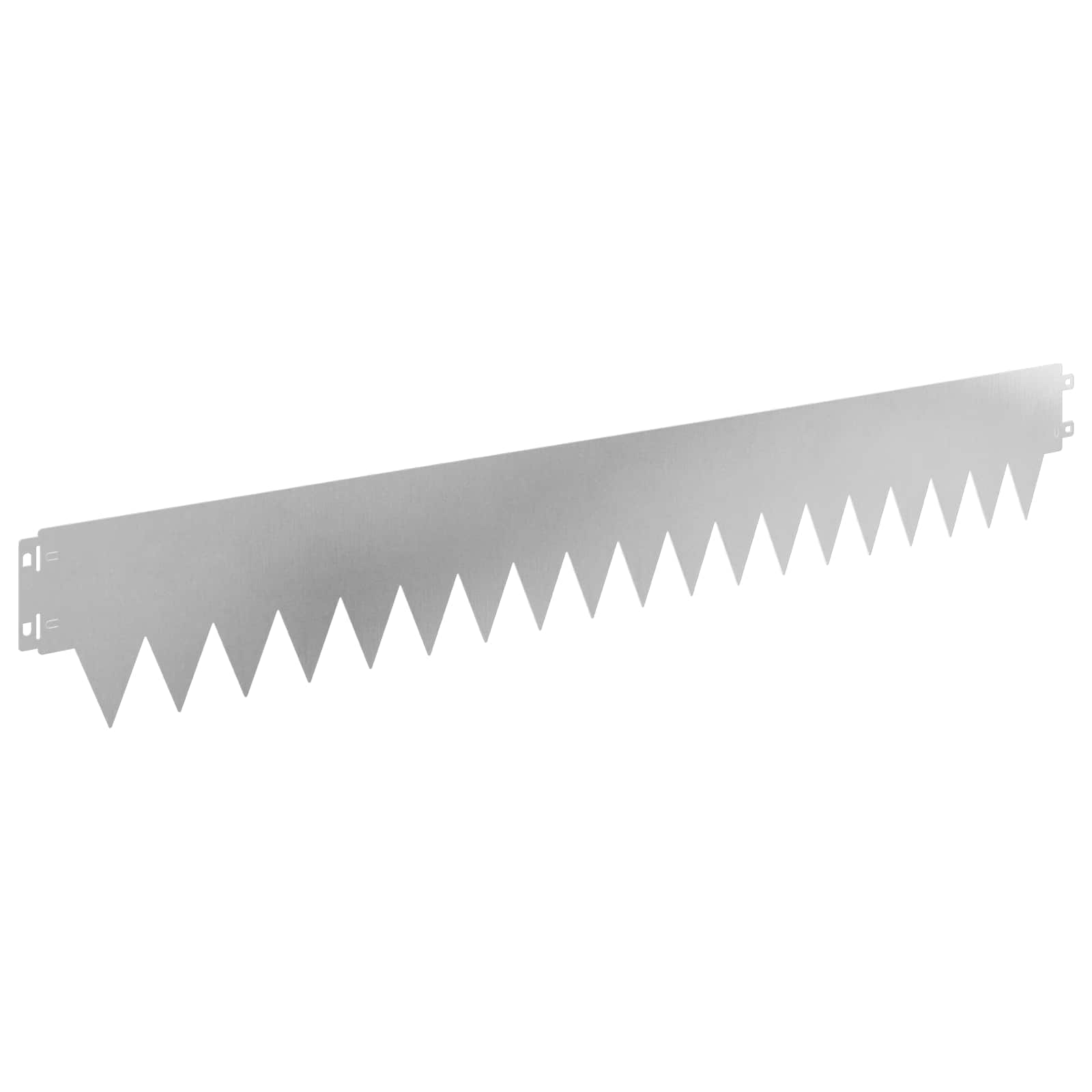 vidaXL Krawężnik do trawnika 30 pcs 103 x 15 cm metal srebrny