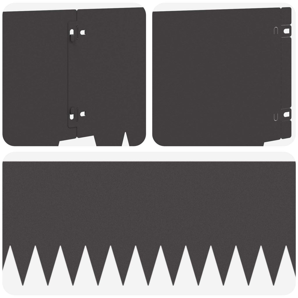 vidaXL Krawężnik do trawnika 30 pcs metal