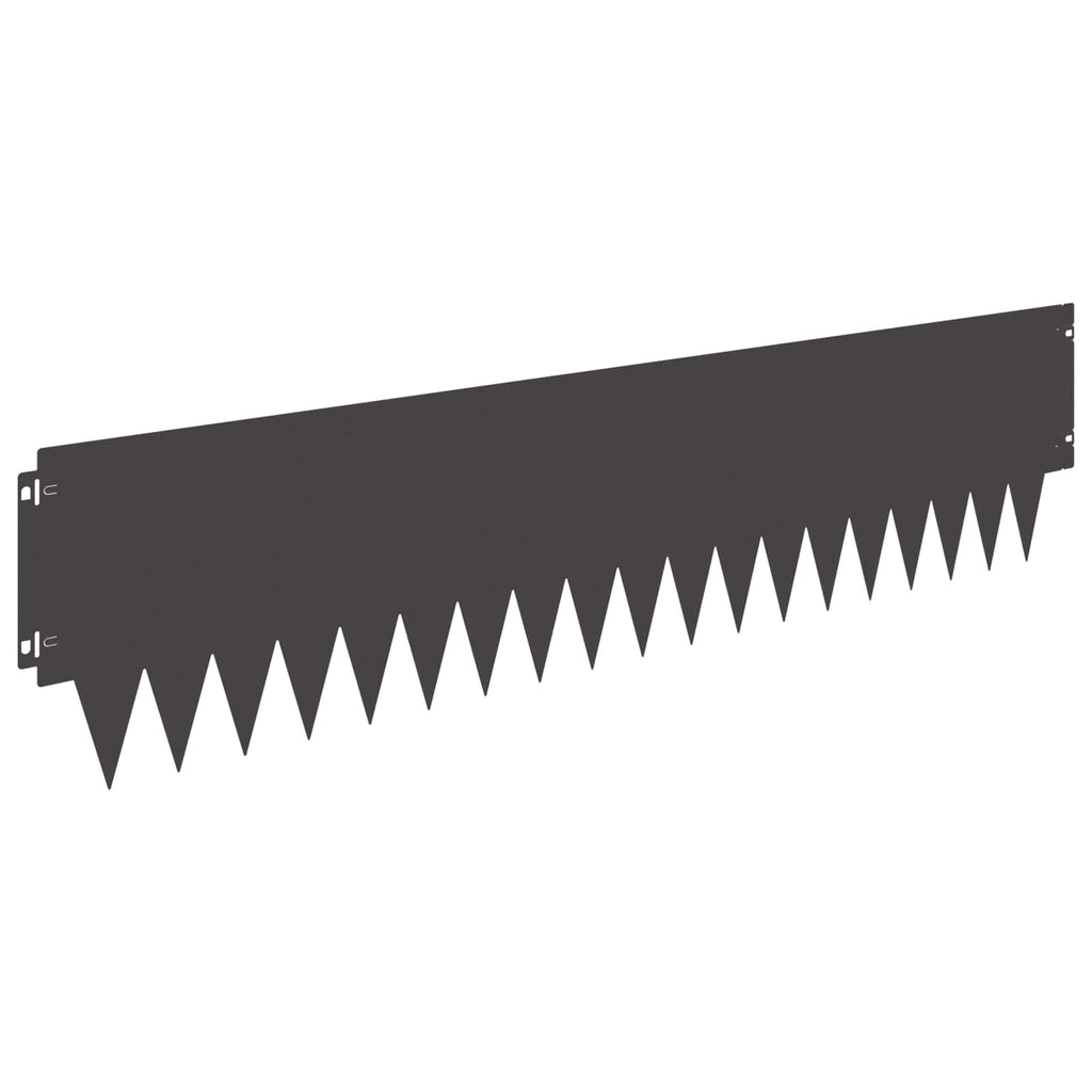 vidaXL Krawężnik do trawnika 30 pcs metal