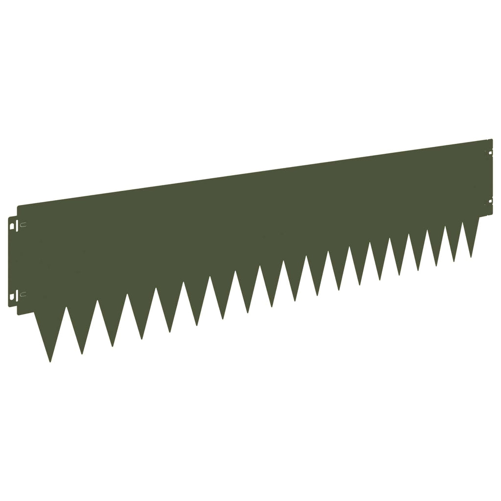 vidaXL Krawężnik do trawnika 30 pcs metal