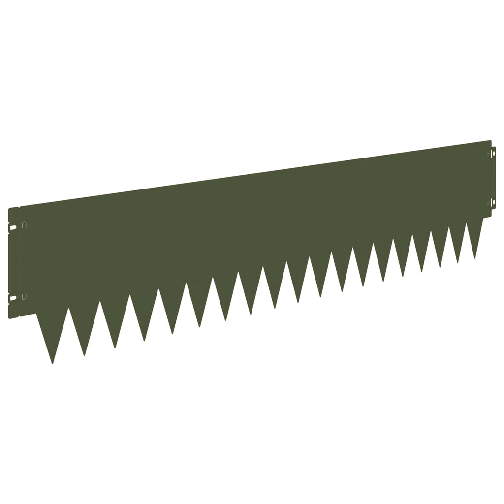 vidaXL Krawężnik do trawnika 30 pcs metal