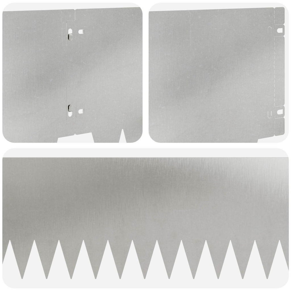 vidaXL Krawężnik do trawnika 10 pcs metal