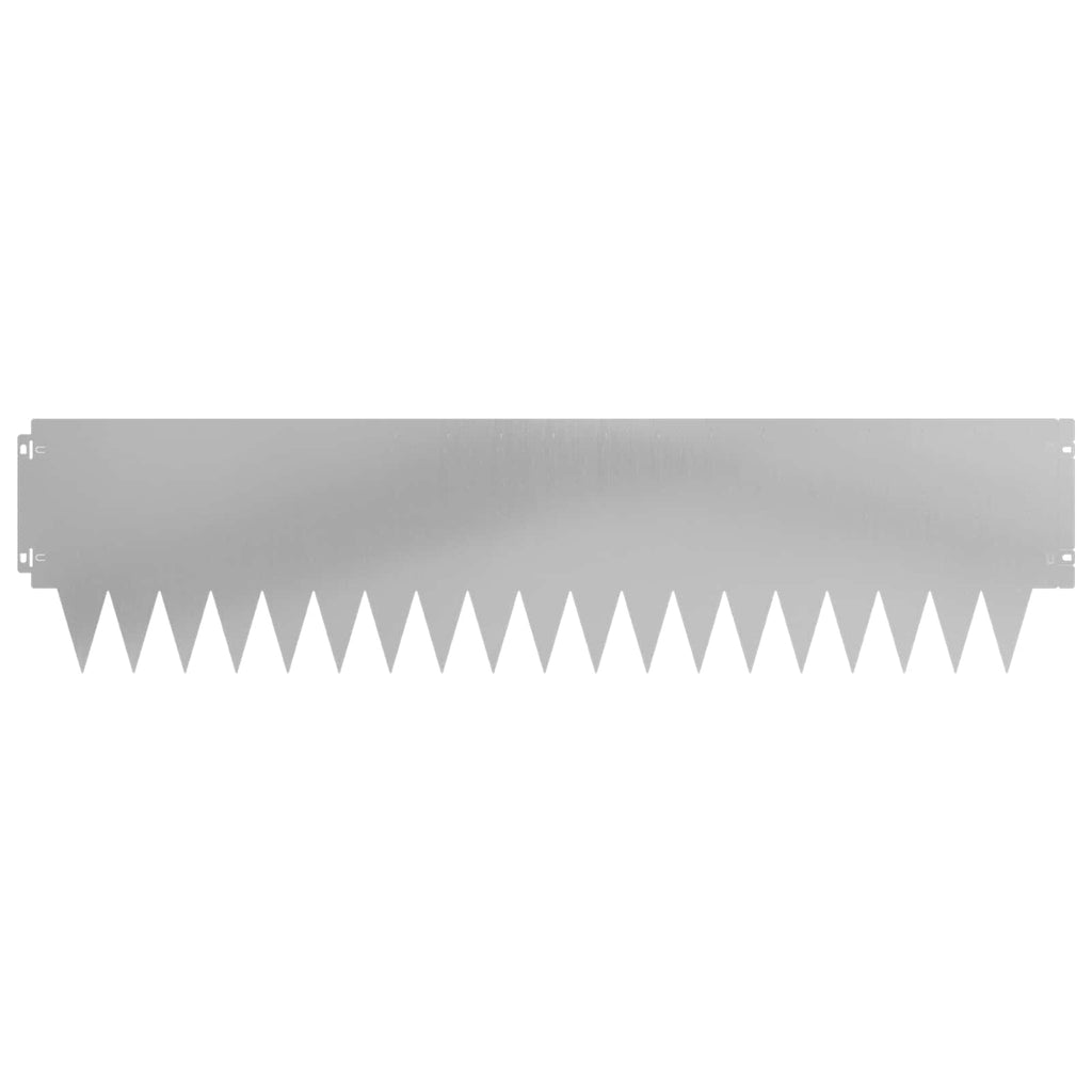 vidaXL Krawężnik do trawnika 20 pcs metal