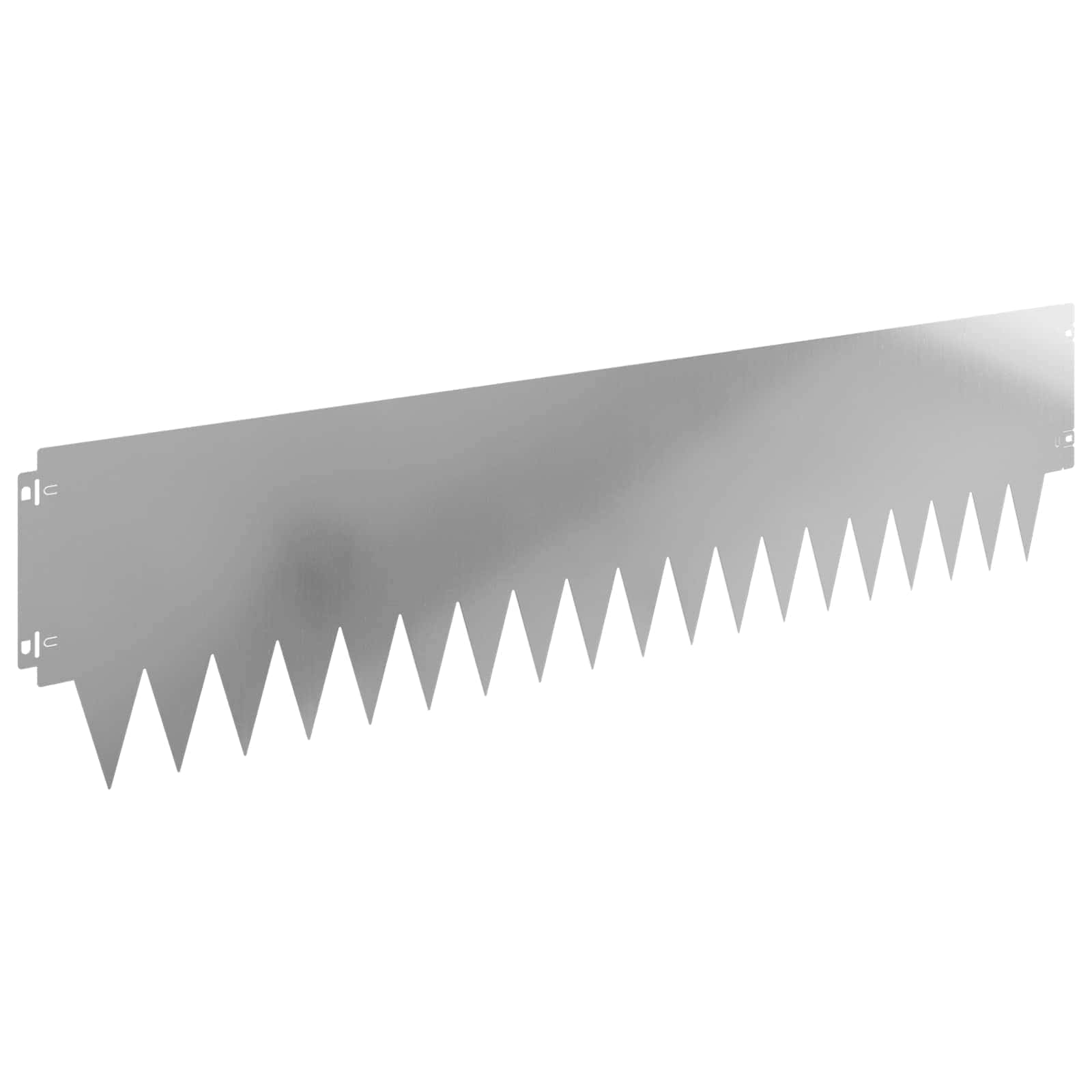 vidaXL Krawężnik do trawnika 30 pcs 103 x 25 cm metal srebrny