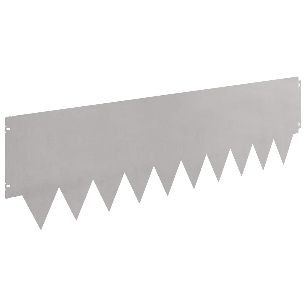 vidaXL Krawężnik do trawnika 10 pcs metal