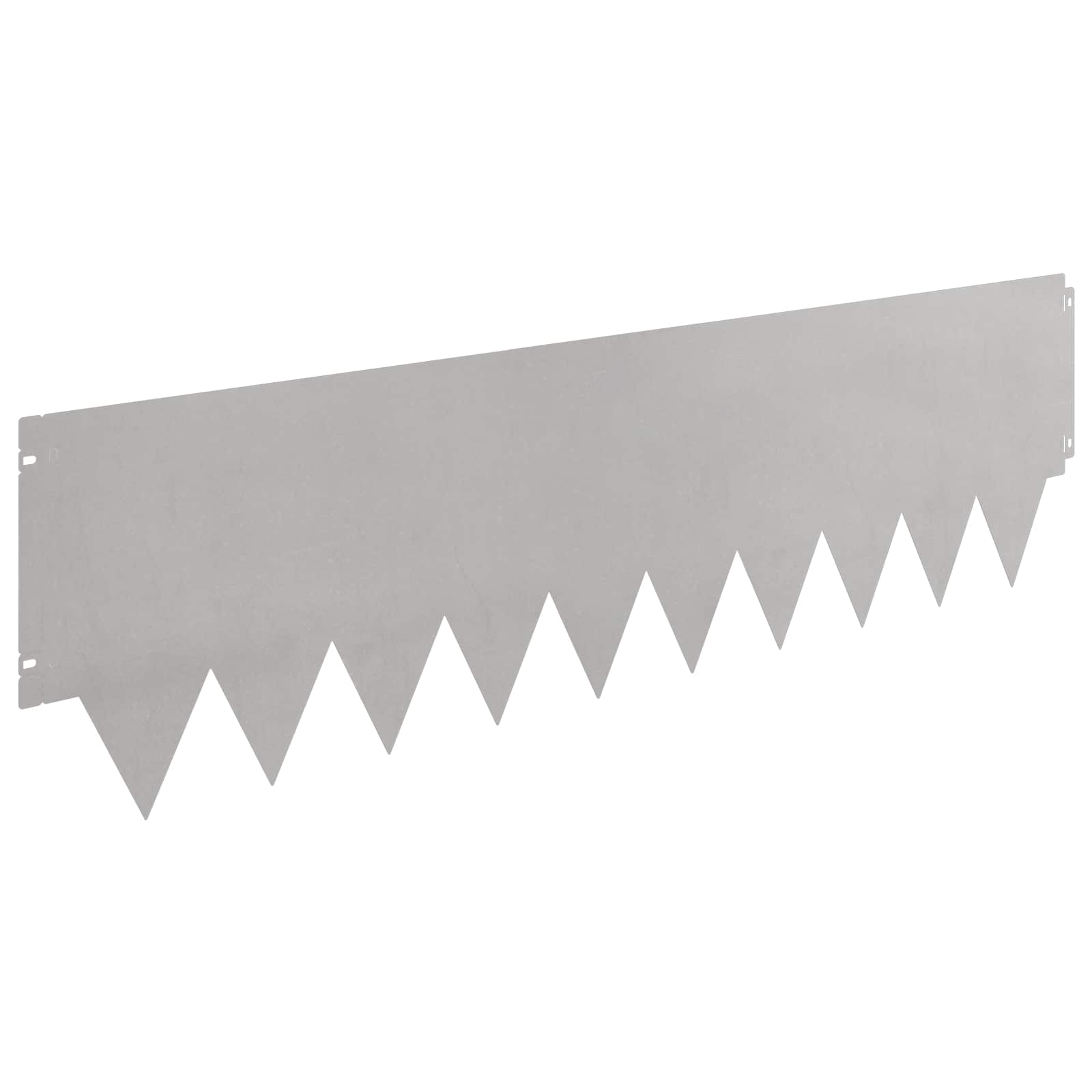 vidaXL Krawężnik do trawnika 10 pcs metal