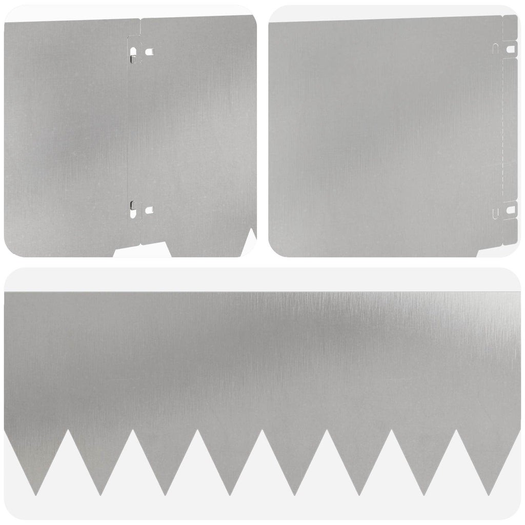vidaXL Krawężnik do trawnika 20 pcs metal