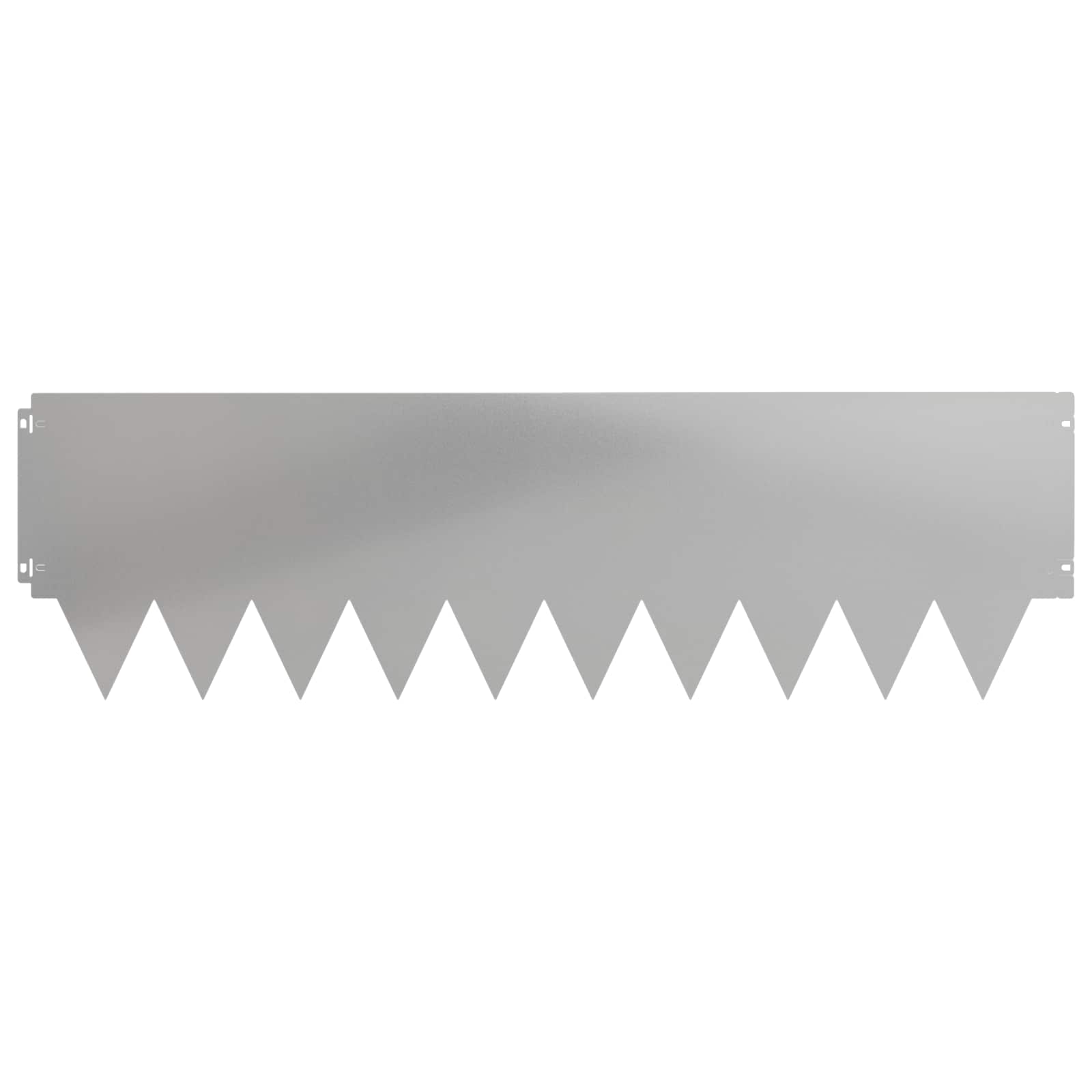 vidaXL Krawężnik do trawnika 20 pcs 103 x 30 cm metal srebrny