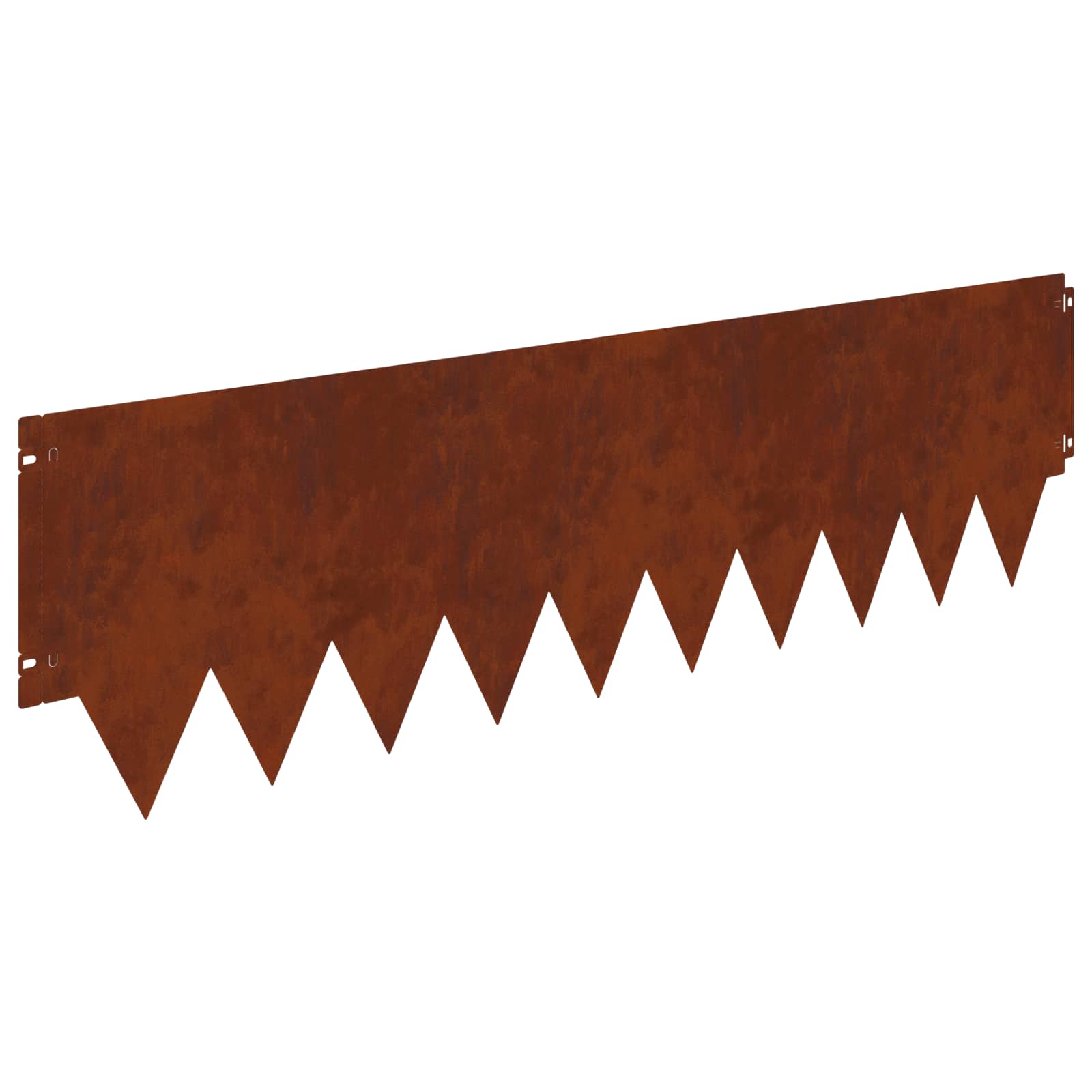 vidaXL Krawężnik do trawnika 10 pcs metal