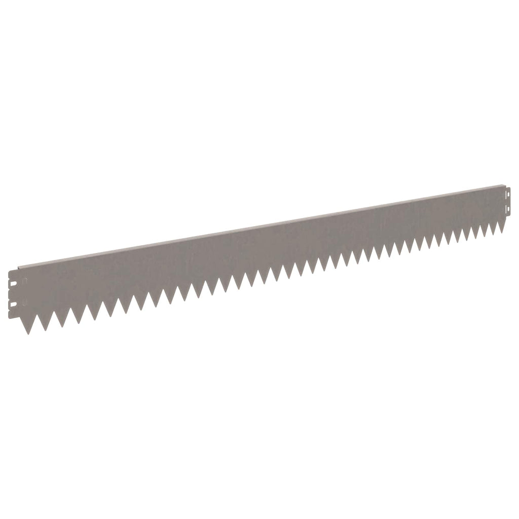 vidaXL Krawężnik do trawnika 10 pcs 103 x 10 cm Stal Rdzawy