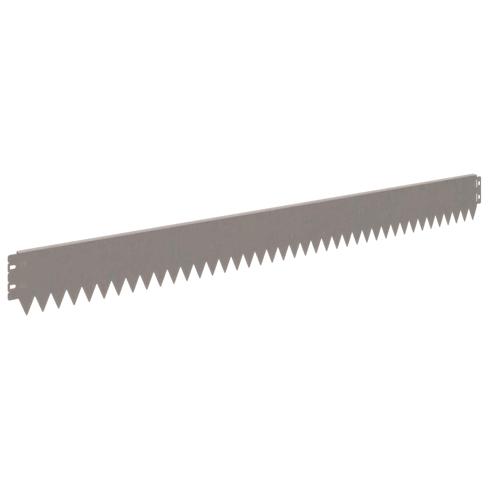 vidaXL Krawężnik do trawnika 50 pcs 103 x 10 cm Stal Rdzawy