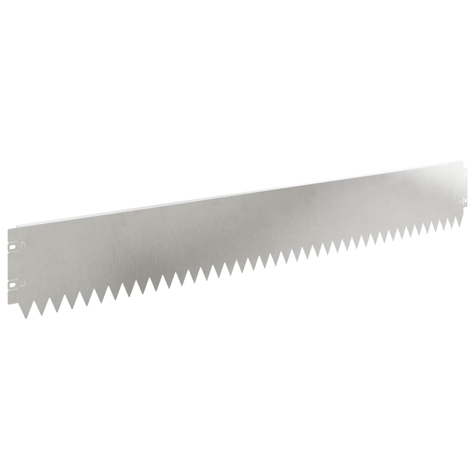 vidaXL Krawężnik do trawnika 10 pcs 103 x 15 cm Stal srebrny